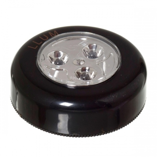 LDBT3PT - Luminária Button - Preto
