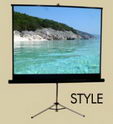 Cod.:Tela portátil com tripé - Nome:Style