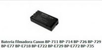 Cod.:CANON-BP711 - Nome:Bateria Filmadora BP-711
