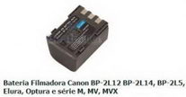 Cod.:CANON-BP2L12 - Nome:Bateria Filmadora BP-2L12